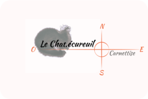 Logo la rose des vents Le chat.écureuil 